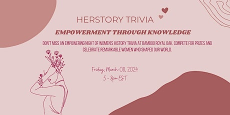Herstory Trivia - Empowerment Through Knowledge primary image