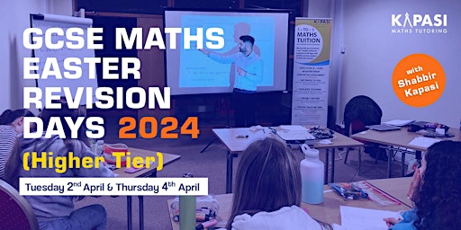 Primaire afbeelding van GCSE Maths Easter Revision Days 2024 (Higher Tier)