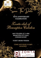 Hauptbild für Zonta Brampton Caledon 50th Anniversary Celebration