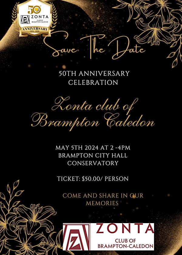 Zonta Brampton Caledon 50th Anniversary Celebration