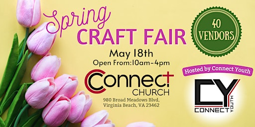 Imagem principal do evento Connect Youth Spring Craft Fair