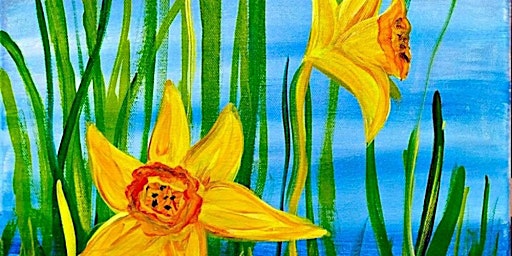 IN-STUDIO CLASS  Daffodils Tues. April 9th 6:30pm $35 primary image