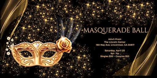 Imagem principal do evento Masquerade Ball: An Adult Prom