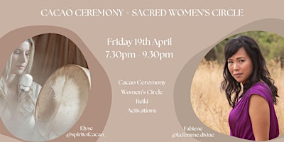 Sacred Cacao Ceremony + Women's Circle primary image