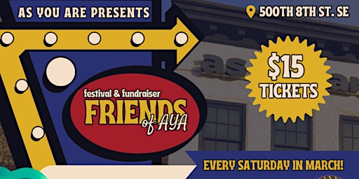 Primaire afbeelding van Friends of AYA Festival & Fundraiser