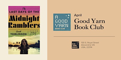 Primaire afbeelding van April Good Yarn Book Club: The Last Days of the Midnight Ramblers