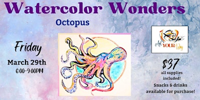 Primaire afbeelding van Watercolor Wonders Series: Octopus