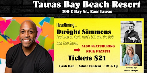 Primaire afbeelding van Comedy Show-Tawas Bay Beach Resort-East Tawas