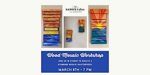 Hauptbild für 03.28.2024 (7pm) - Wood Mosaic Workshop