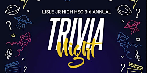 Imagem principal do evento 2024 Lisle Jr. High HSO Trivia Night Fundraiser
