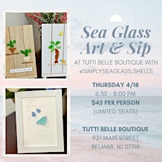 Sea Glass Art & Sip Workshop