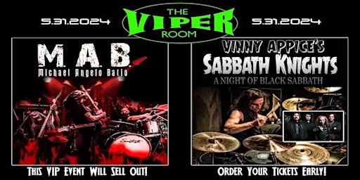 Primaire afbeelding van MICHAEL ANGELO BATIO AND VINNY APPICE'S SABBATH KNIGHTS