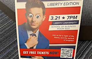 Liberty U - Turning Point K-von Comedy Show (ages 16+) primary image