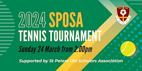 SPOSA Tennis Tournament primary image