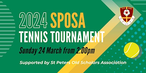 SPOSA Tennis Tournament primary image