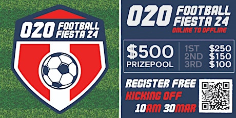 O2O Football Fiesta 2024 - Online to Offline EAFC24 &  Futsal Tournament