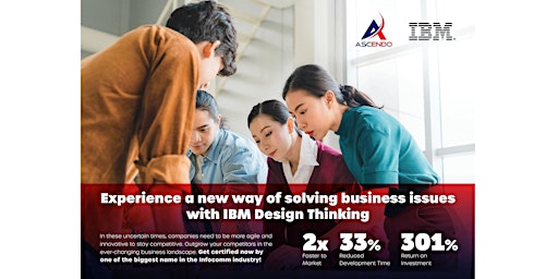 Primaire afbeelding van IBM Design Thinking Practitioner Course (Skillsfuture Funding Eligible)
