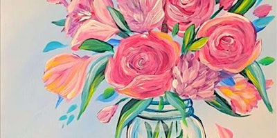 Imagem principal de Bouquet of Pink - Paint and Sip by Classpop!™
