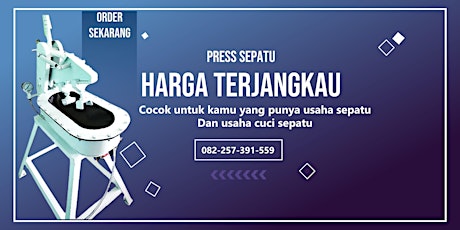 Mesin Press Sepatu Manual