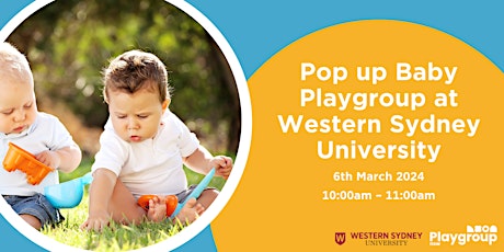 Pop up Baby Playgroup at Western Sydney University