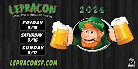 San Francisco St. Patrick's Day Weekend: 3-Day Pub Crawl Pass primary image