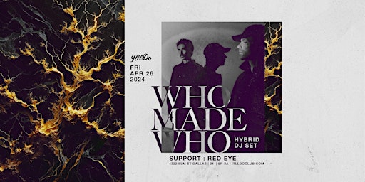 Imagem principal de WhoMadeWho (hybrid dj set)  at It'll Do Club