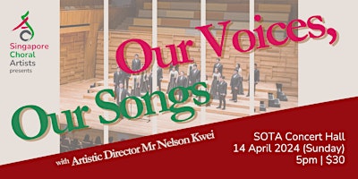 SCA Gala Concert 2024 - Our Voices, Our Songs primary image
