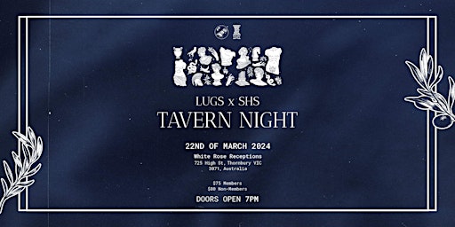Imagem principal do evento LUGS x SHS Tavern Night 2024