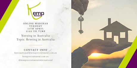 Kemp Recruitment Nurse in Australia - Renting In Australia
