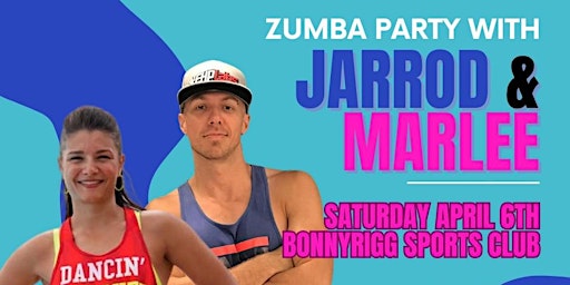 Imagem principal do evento Zumba Party With Jarrod & Marlee.