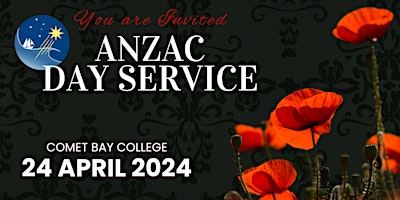 Imagem principal do evento ANZAC Commemorative Service