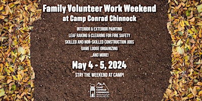 Primaire afbeelding van Family Volunteer Work Weekend 2024