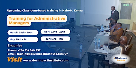 Training for Administrative Managers primary image