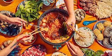 Super huge hot pot culinary party is extremely attractive
