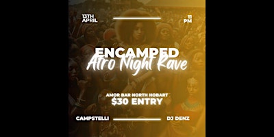 Imagem principal do evento Encamped Afro Night Rave