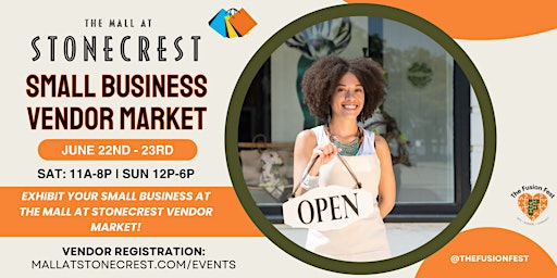 Image principale de Stonecrest Mall Small Business Vendor Market (June 22nd - 23rd)