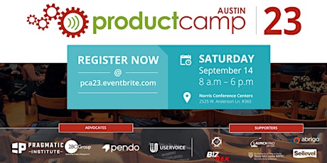 Imagem principal do evento ProductCamp Austin 23 (PCA23)