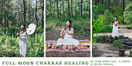 Full Moon Chakras Healing with Flutes, Drum and Singing Bowls primary image