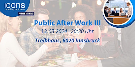 Immagine principale di Public After Work @ Innsbruck 