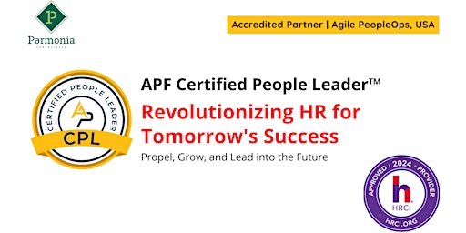 APF Certified People Leader™ (APF CPL™) | Jun 6-7, 2024 primary image