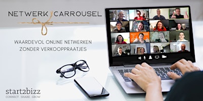 Imagem principal do evento Netwerk Carrousel · Waardevol online netwerken