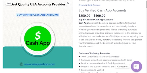 Imagen principal de Top 3 Site To Buy Verified Cash App Accounts - 100% BTC Enable and Old