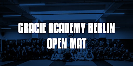 Imagem principal do evento Gracie Academy Berlin: Open Mat