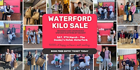 Waterford Kilo Sale Pop Up 9th March primary image