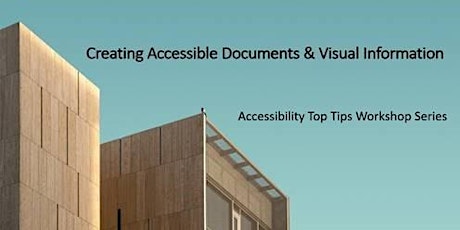 Imagen principal de Creating Accessible Documents & Visual Information