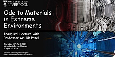 Ode to Materials in Extreme Environments primary image