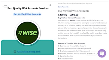Primaire afbeelding van Top 3 Sites to Buy Verified Wise Accounts In This Year