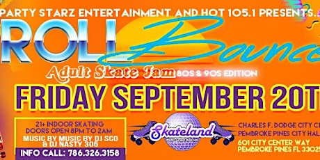 HOT 105.1 & PARTY STARZ ROLL BOUNCE SKATE JAM primary image