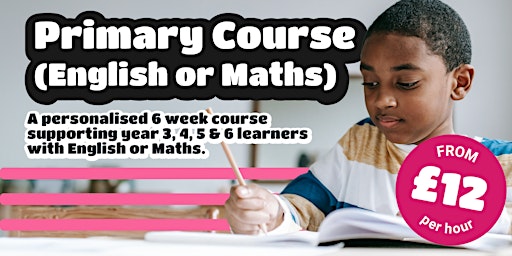 Smart Studies Primary Course (English or Maths) - Year 3, 4, 5 & 6 primary image
