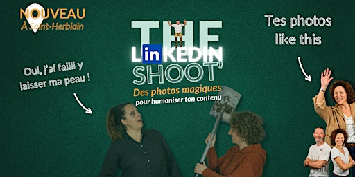 Imagem principal do evento THE LINKEDIN SHOOT / Tes photos prêtes à l'emploi pour tes réseaux sociaux